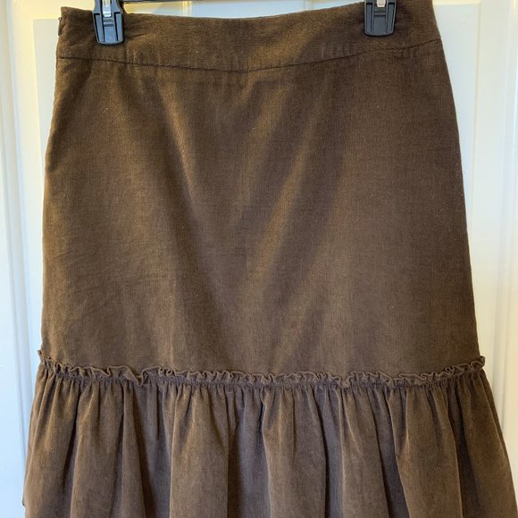 Aritzia Talula Babaton Corduroy Flare Skirt - Picture 3 of 5